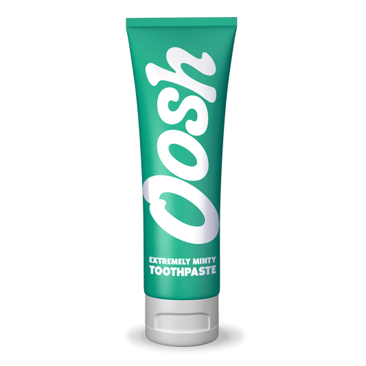 Oosh toothpaste is available now